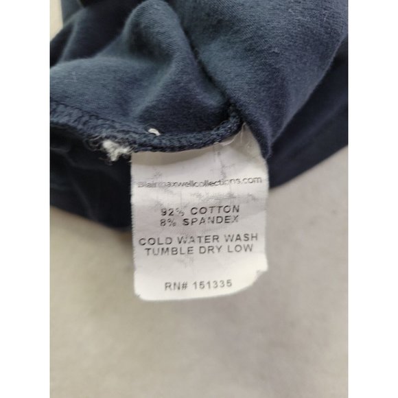 Blair Maxwell Womens Small Runway Ruched Dress Sleeveless Lady Navy Camo Fitted - Picture 4 of 7